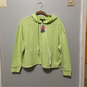 Neon Green/Yellow Steve Madden Hooded Long Sleeve - M/L